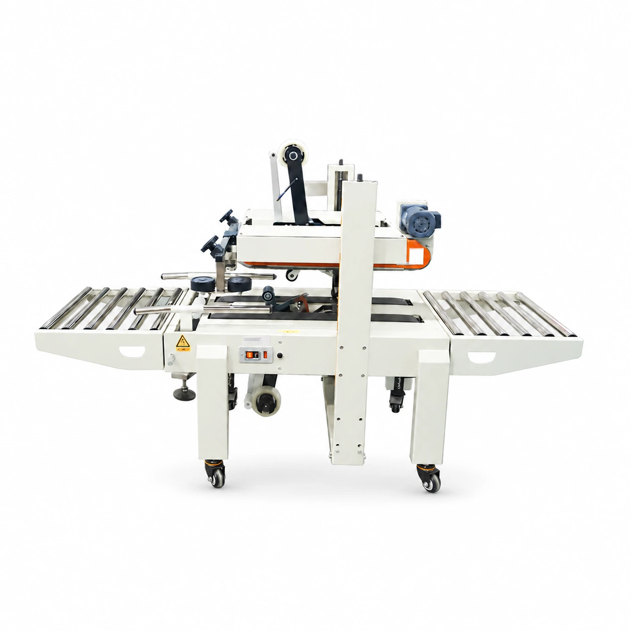 Top & bottom drive Semi-automatic carton sealer